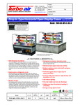 Turbo Air TOM-60L-UFD-S-3SI-N SpecSheet Turbo Air TOM-60L-UFD-S-3SI-N SpecSheet