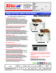 Turbo Air TST-60SD-18M-N Turbo Air TST-60SD-18M-N