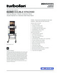 Turbofan E22M3-2 Double Deck Half Size Convection Oven Specsheet Turbofan E22M3-2 Double Deck Half Size Convection Oven Specsheet