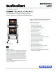 Turbofan E28M4-2 Double Deck Full Size 4 Pan Convection Oven Specsheet Turbofan E28M4-2 Double Deck Full Size 4 Pan Convection Oven Specsheet