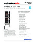 Turbofan E33T5-2 Half Size 5 Pan Convection Oven Specsheet Turbofan E33T5-2 Half Size 5 Pan Convection Oven Specsheet