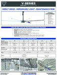 V-Series Ceiling Fan Spec Sheet V-Series Ceiling Fan Spec Sheet