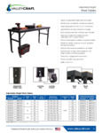 Valley Craft - Mobile Adjustable Height Work Tables Valley Craft - Mobile Adjustable Height Work Tables