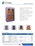Valley Craft Clear View Cabinets Valley Craft Clear View Cabinets