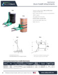 Valley Craft Forklift Single Drum Strap Attachment Spec Sheet Valley Craft Forklift Single Drum Strap Attachment Spec Sheet