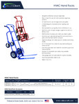 Valley Craft HVAC Hand Truck Spec Sheet