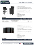Valley Craft Mobile Shop Desk Spec Sheet