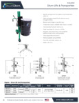 Valley Craft Portable Barrel Raptor Spec Sheet Valley Craft Portable Barrel Raptor Spec Sheet