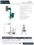 Valley Craft Telescopic Drum Lift & Rotators Spec Sheet Valley Craft Telescopic Drum Lift & Rotators Spec Sheet