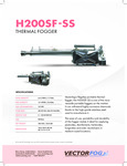 Vectorfog H200 SF-SS Gas-Powered Stainless Steel Thermal Fogger with 6.5 (1.7 Gallon) Liter Tank for Oil- or Water-Based Solutions Spec