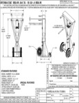 Vestil H-LO-J-BEAM Spec Sheet