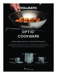 spec sheet for cookware