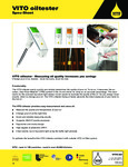 Vito Oiltester Spec Sheet Vito Oiltester Spec Sheet