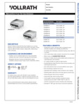 Vollrath Medium Duty Gas Griddles Specsheet Vollrath Medium Duty Gas Griddles Specsheet