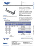 Vollrath Low-Profile Heat Strips Spec Sheet Vollrath Low-Profile Heat Strips Spec Sheet