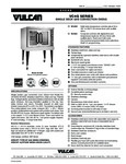 Vulcan F32433 VC4G Series Single Deck Gas Convection Ovens Specsheet