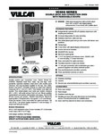 Vulcan F47155 VC55G Series Double Deck Gas Convection Oven with Removable Doors Specsheet