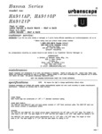 Wabash Valley Hanna Spec Sheet for HA911AP, HA9110P, HA9121P