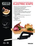 Waring_WEK200_Specsheet Waring_WEK200_Specsheet