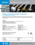 Easyflex Stainless Steel Braided Faucet Connector