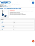 Wesco 274715 Specsheet