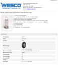 Wesco 934220321 Hand Truck Specsheet