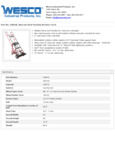 Wesco 934230018 Hand Truck Specsheet