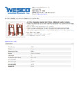 Wesco 934260088 Machine Mover Specsheet