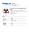 Wesco 934260093 Machine Mover Specsheet Wesco 934260093 Machine Mover Specsheet