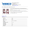Wesco 934260094 Machine Mover Specsheet Wesco 934260094 Machine Mover Specsheet