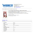 Wesco 934260139 Machine Mover Specsheet Wesco 934260139 Machine Mover Specsheet