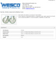 Wesco 934272193 Casters Specsheet