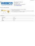 Wesco 934272240 Dock Light Specsheet Wesco 934272240 Dock Light Specsheet