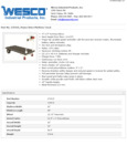 Wesco 934272414 Truck Specsheet