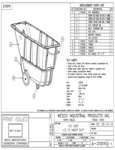 Wesco Tilt Cart Spec Sheet