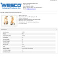 Wesco 934272951 Furniture Mover Specsheet