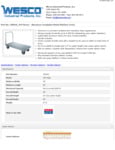 Wesco 934350042 Truck Specsheet Wesco 934350042 Truck Specsheet