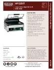 929WFG250T Spec Sheet