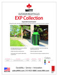 Witt Industries EXP Collection Spec Sheet Witt Industries EXP Collection Spec Sheet