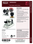 WMB400X-spec sheet WMB400X-spec sheet