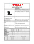 Tingley Workbrutes 14" Spec Sheet