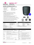 World Dryer Sanitize + Dry Spec Sheet
