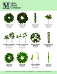 Wreaths, Stems, Sprays, Bunches