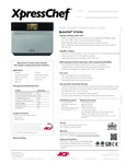 XpressChef 4i Series_Specsheet