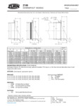 Z199 Spec Sheet Z199 Spec Sheet