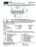 Zurn Z610 Specsheet
