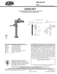 Z6200-HET-YB-YC Specsheet Z6200-HET-YB-YC Specsheet