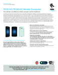 Zebra TC21 Healthcare Specsheet