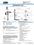 ZEMS6000AV-HET spec sheet ZEMS6000AV-HET spec sheet
