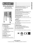 Blodgett ZEPH-200-E Specsheet Blodgett ZEPH-200-E Specsheet